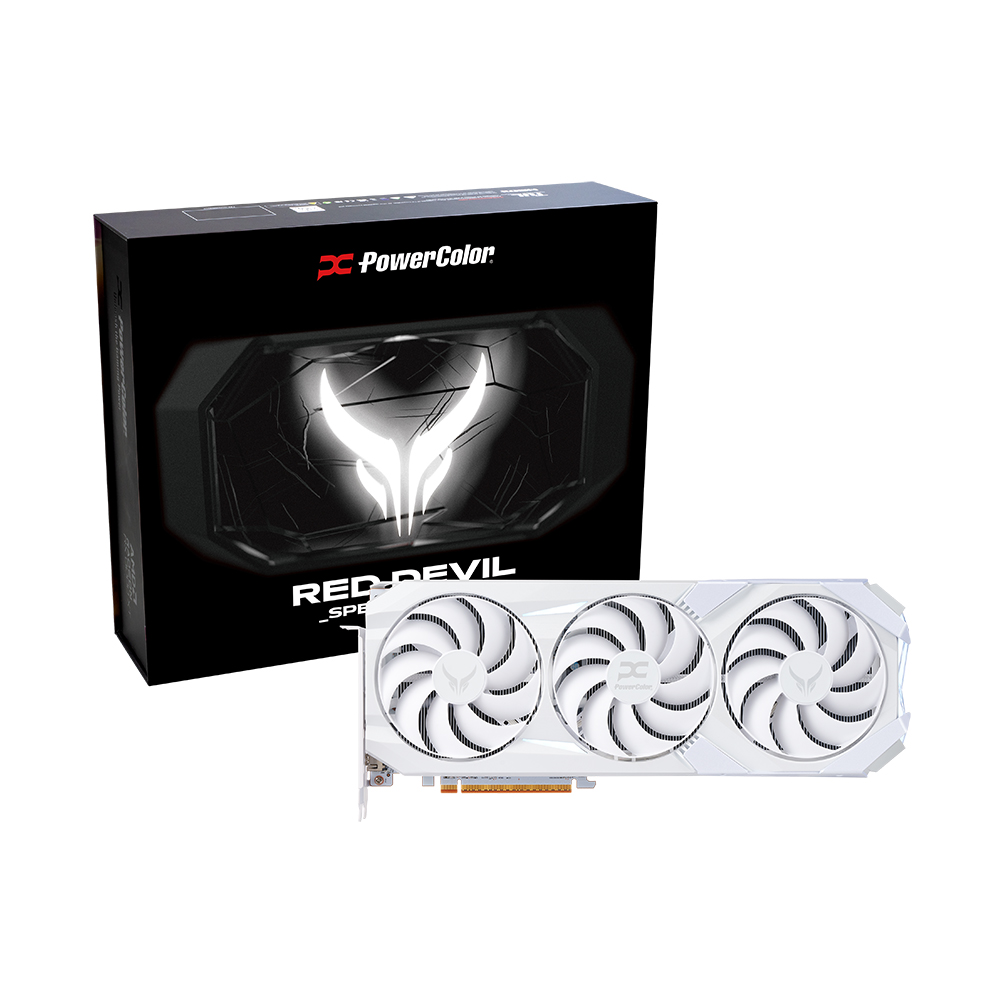 AMD Radeon RX 9070 XT搭載、Red DevilシリーズにWhiteモデルが